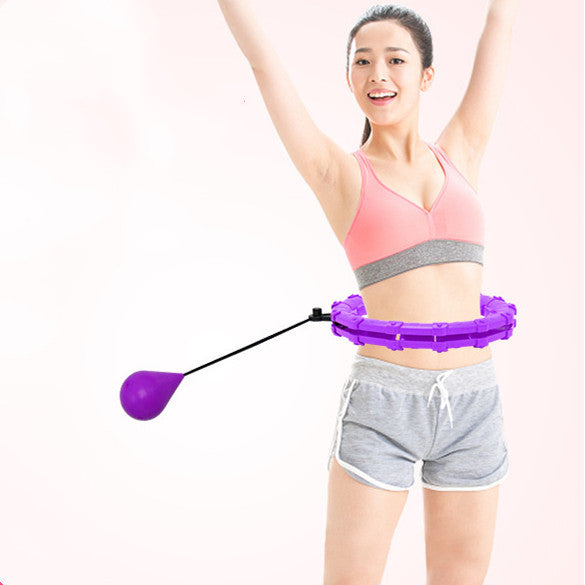 Abdominal hoop trainer