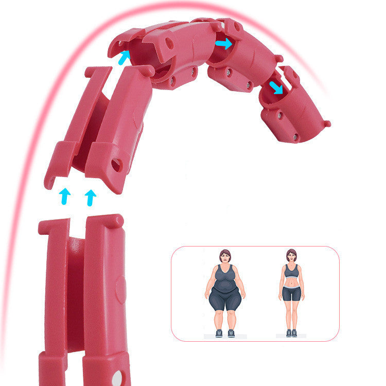 Abdominal hoop trainer