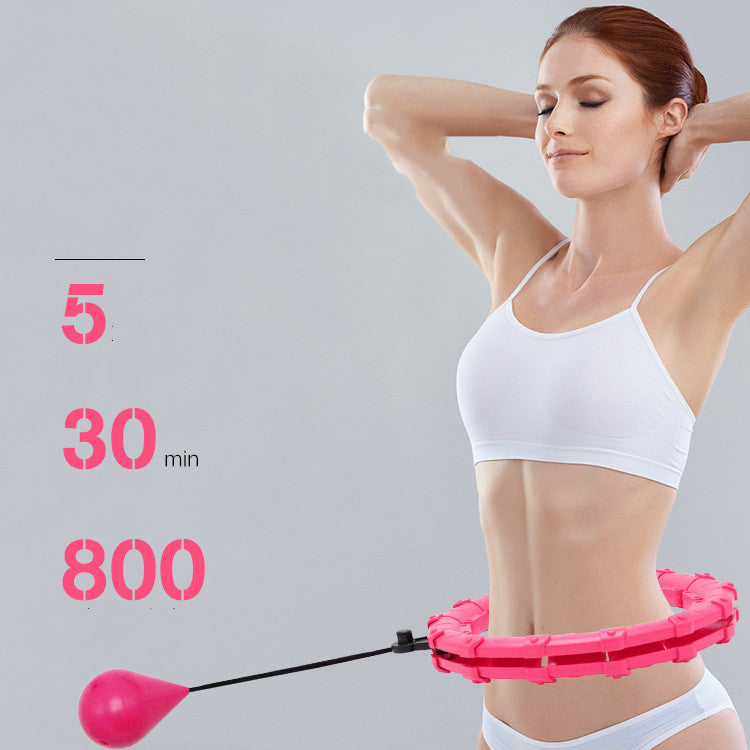 Abdominal hoop trainer