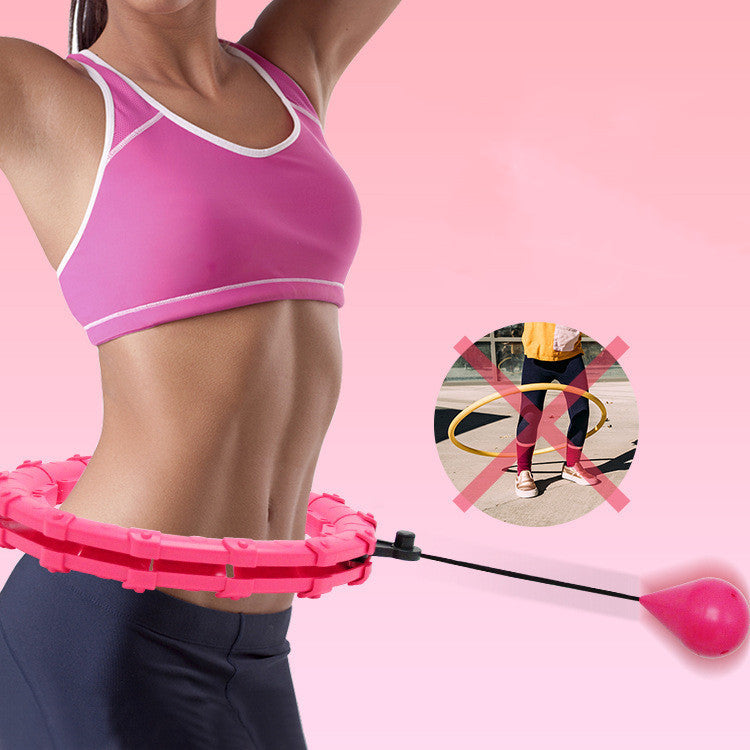 Abdominal hoop trainer