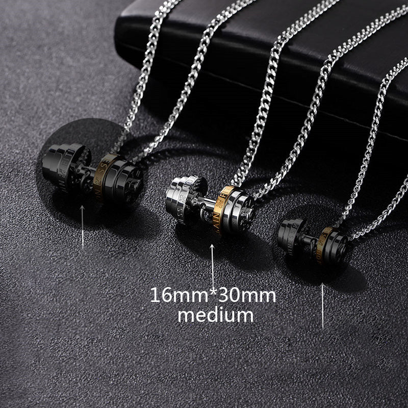 Premium Barbell weight necklace