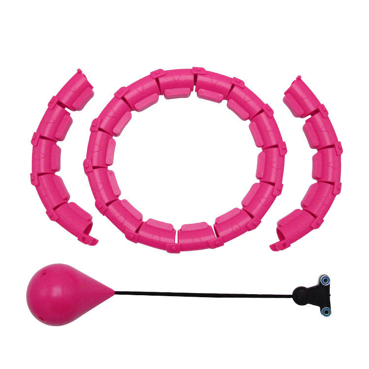 Abdominal hoop trainer
