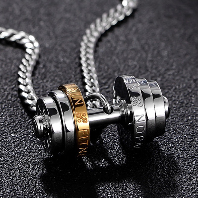 Premium Barbell weight necklace